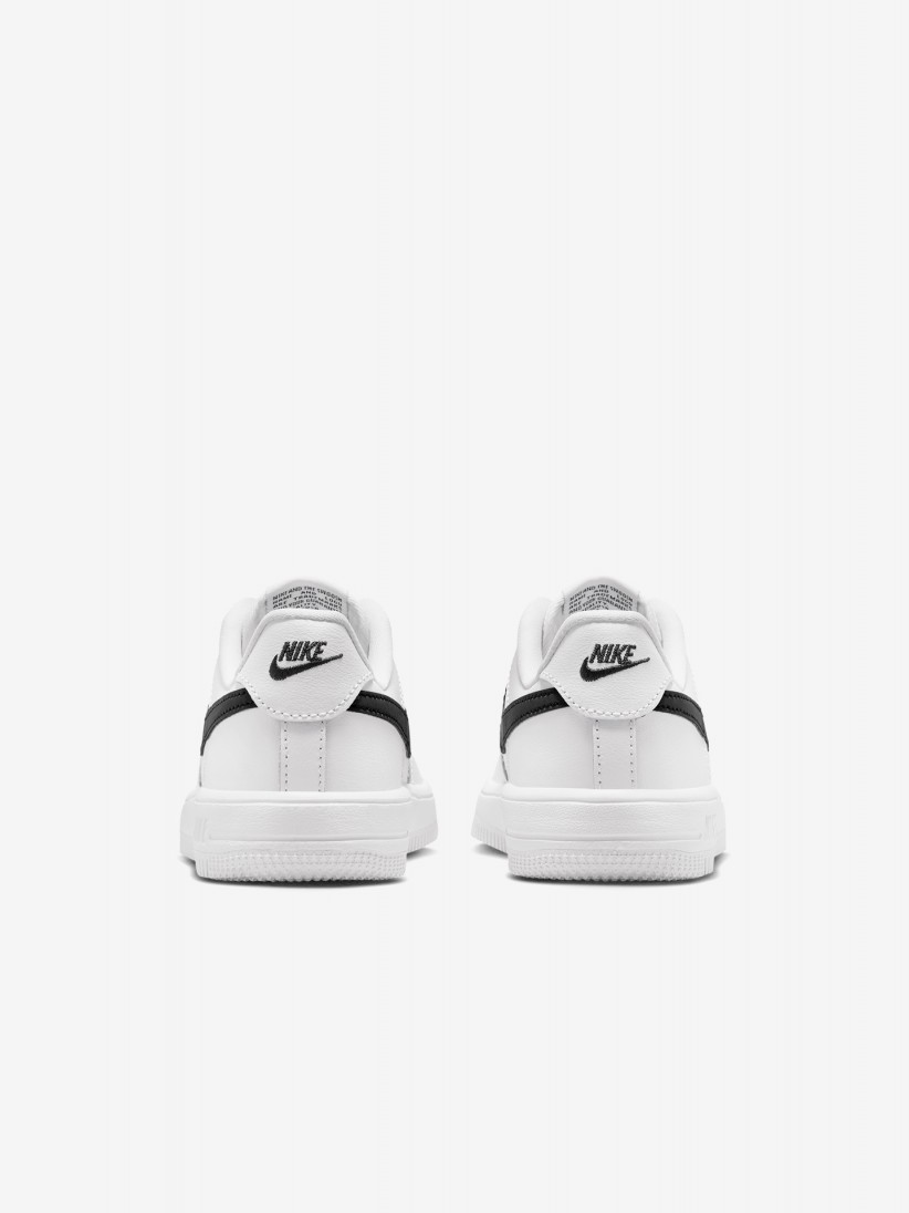 Nike Force 1 Low Lace Tech White and Black Sneakers For Children
