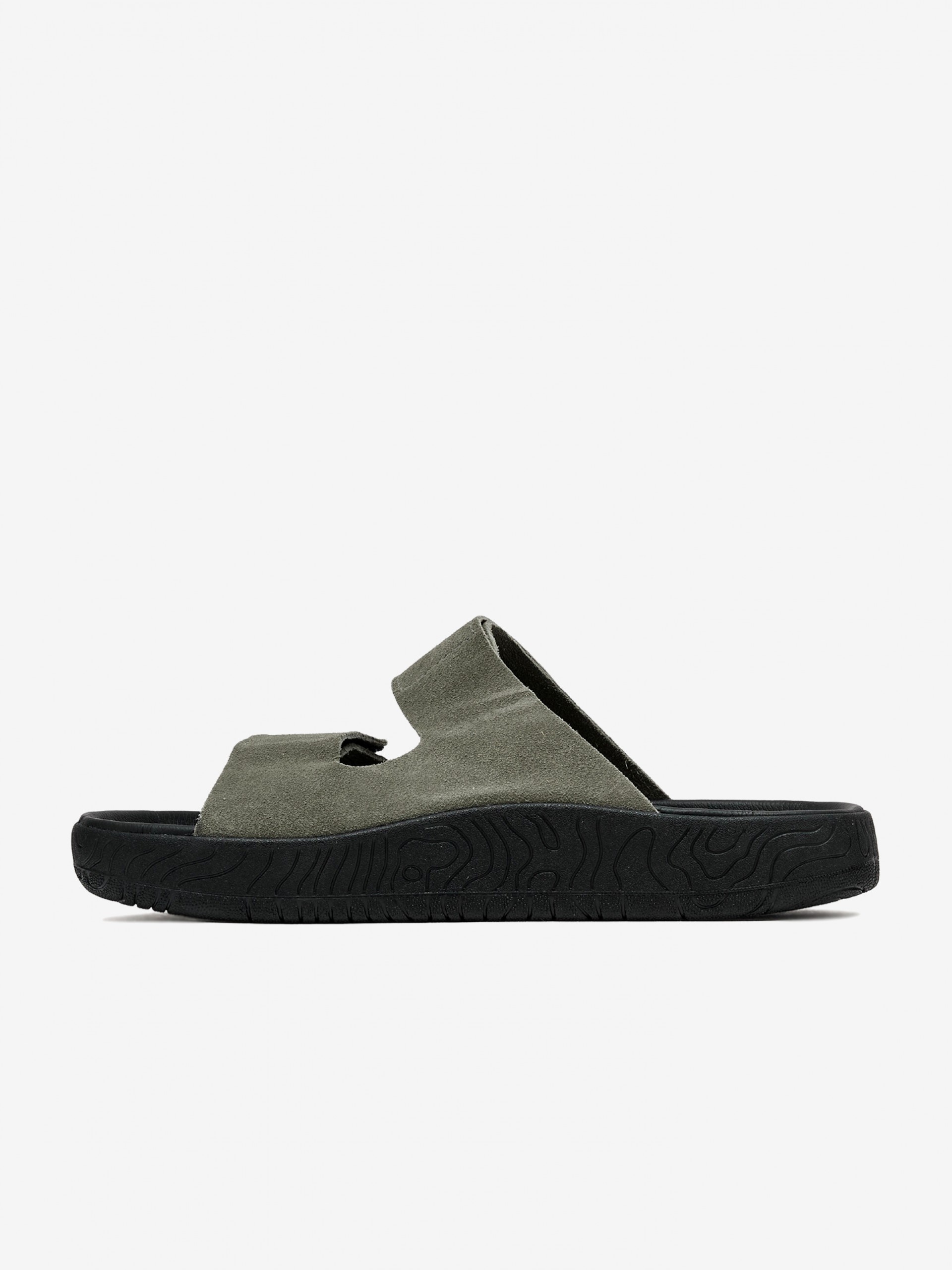 Veja Etna Green Suede Slides