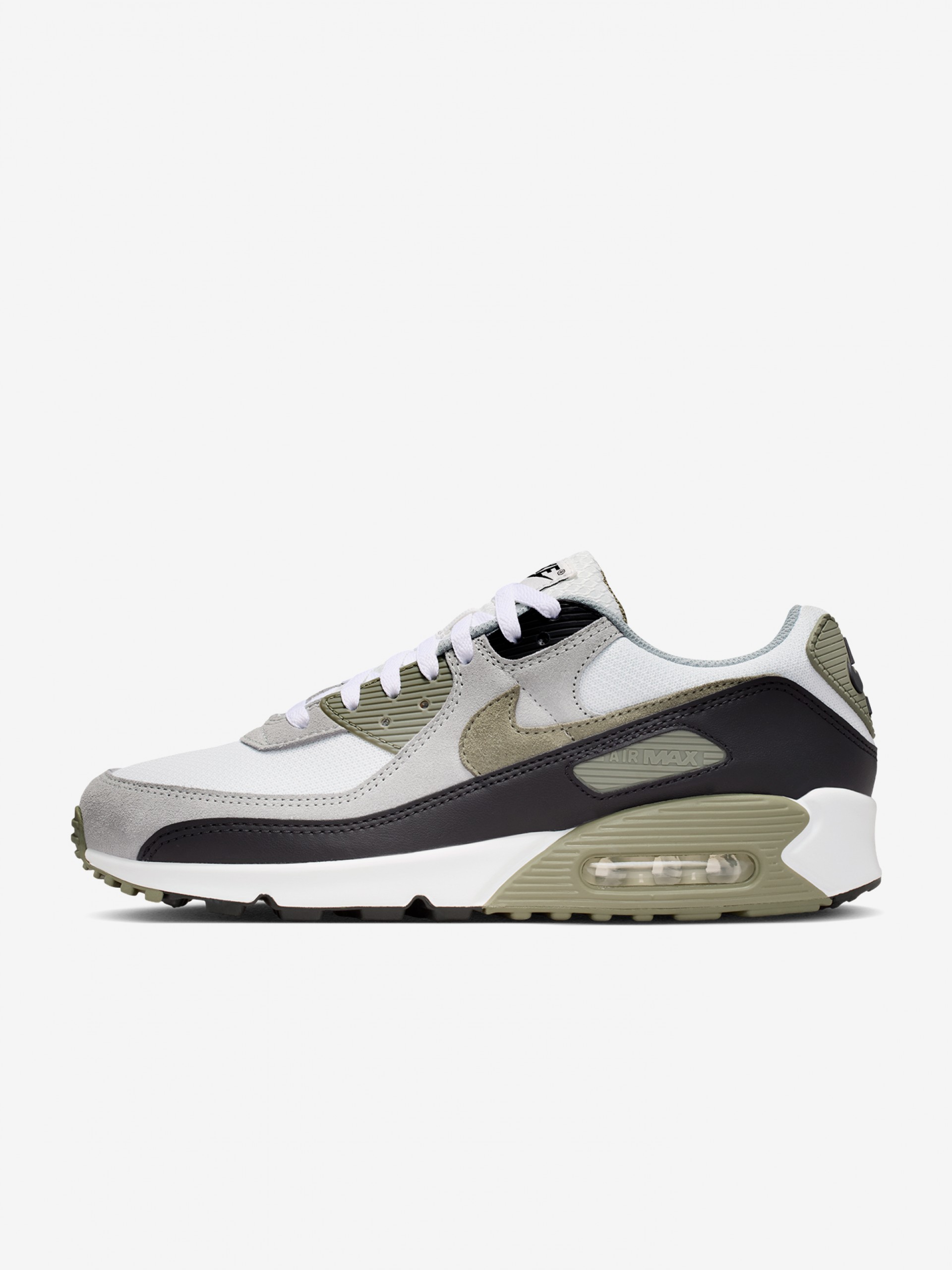 Nike Air Max 90 White, Green and Grey Sneakers For Men