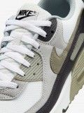 Sapatilhas Nike Air Max 90 Brancas, Verdes e Cinzentas Para Homem