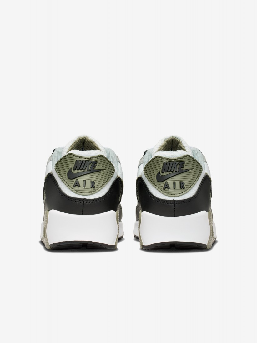 Sapatilhas Nike Air Max 90 Brancas, Verdes e Cinzentas Para Homem
