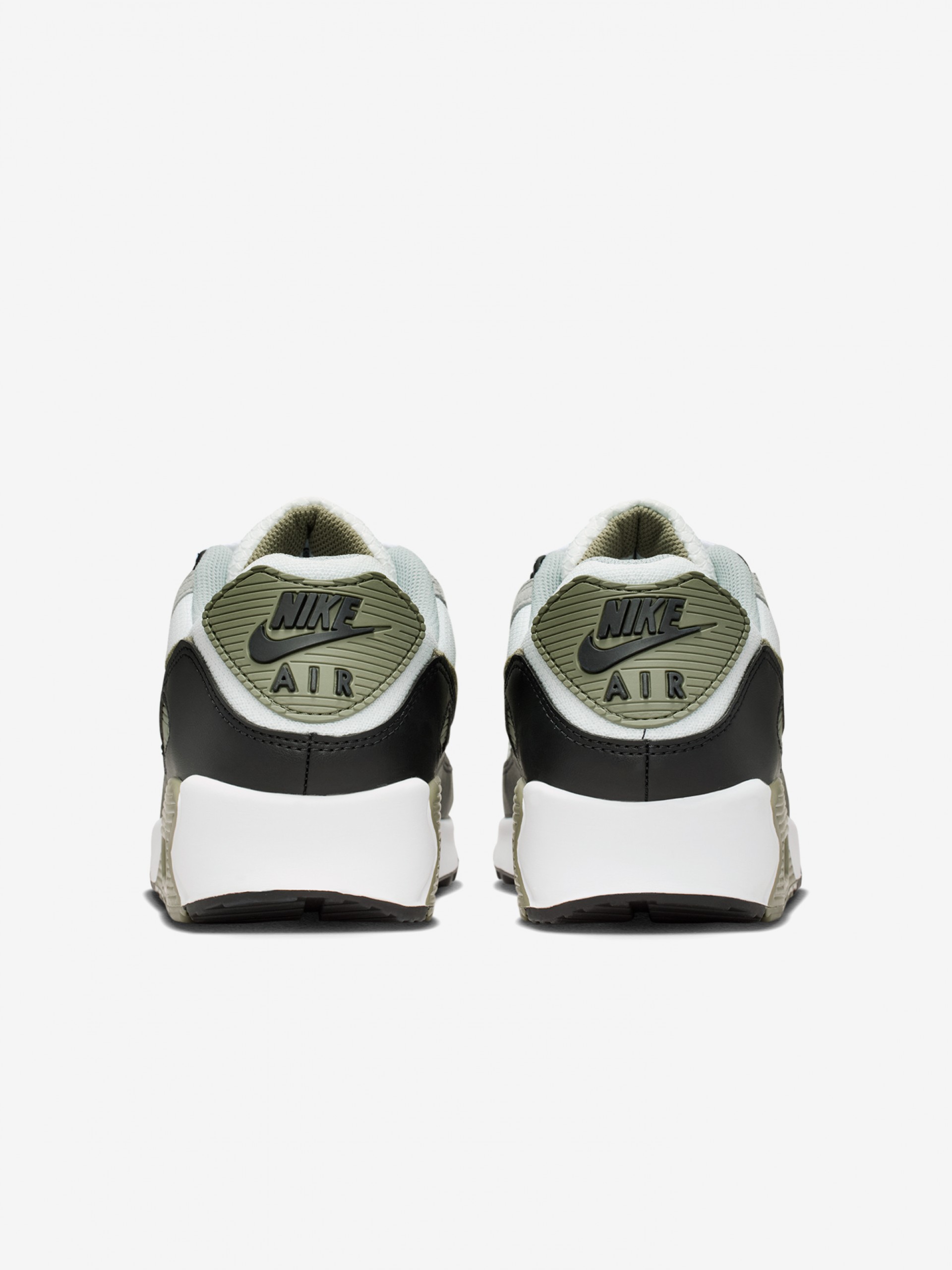 Nike Air Max 90 White, Green and Grey Sneakers For Men