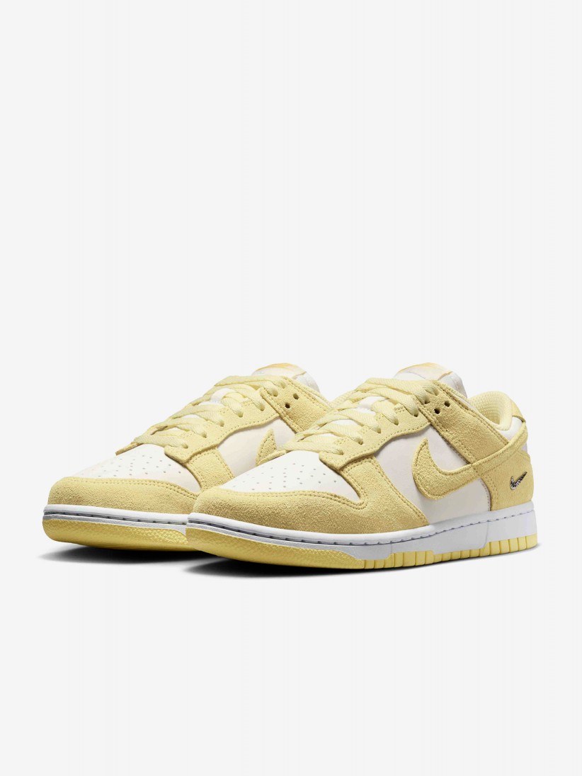 Sapatilhas Nike Dunk Low SE Amarelas e Bege Para Mulher