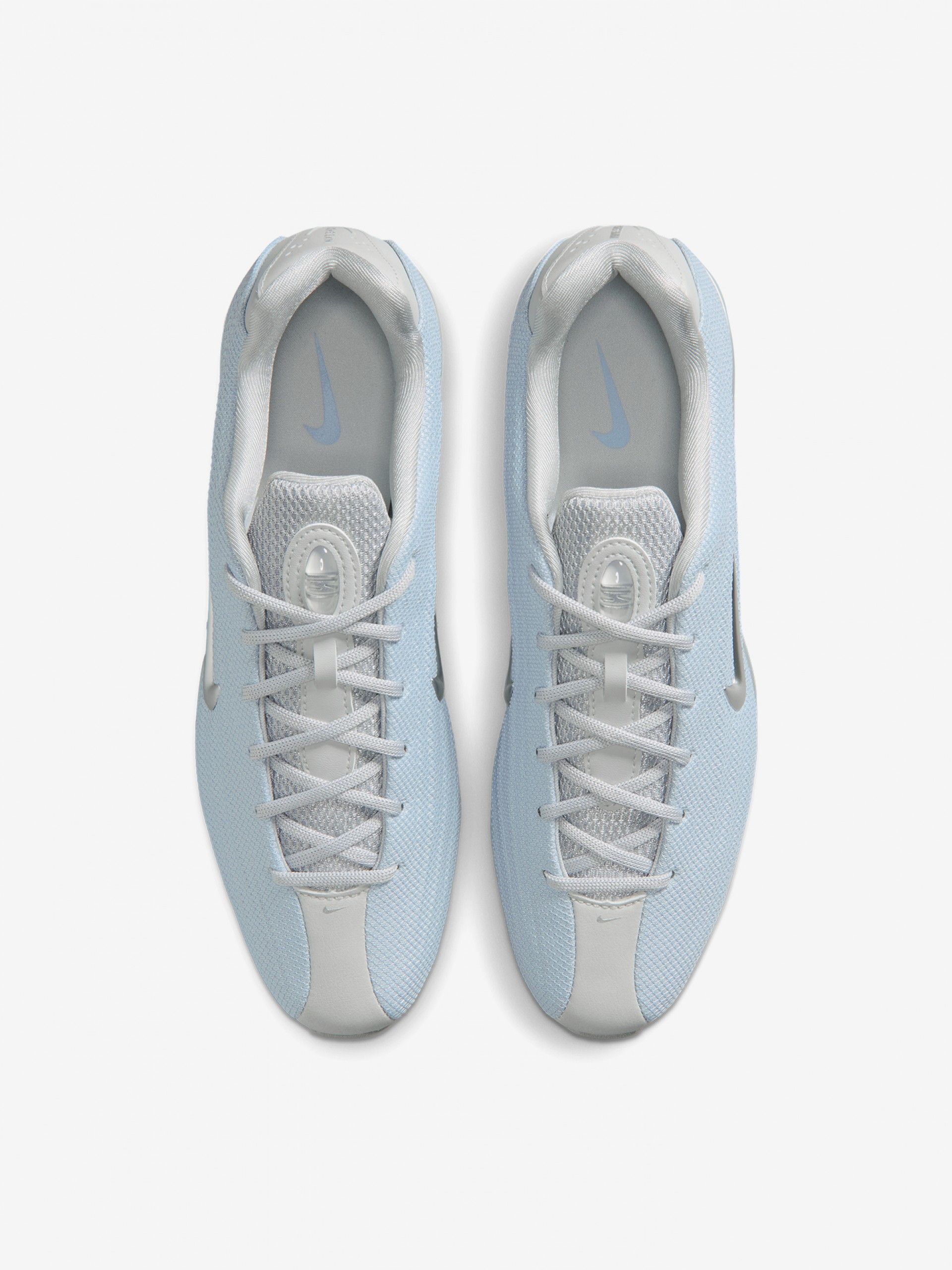 Zapatillas Nike Shox Z Azules y Plateadas Para Mujer