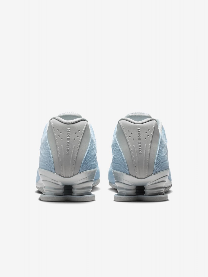 Nike Shox Z Blue and Silver Sneakers For Women