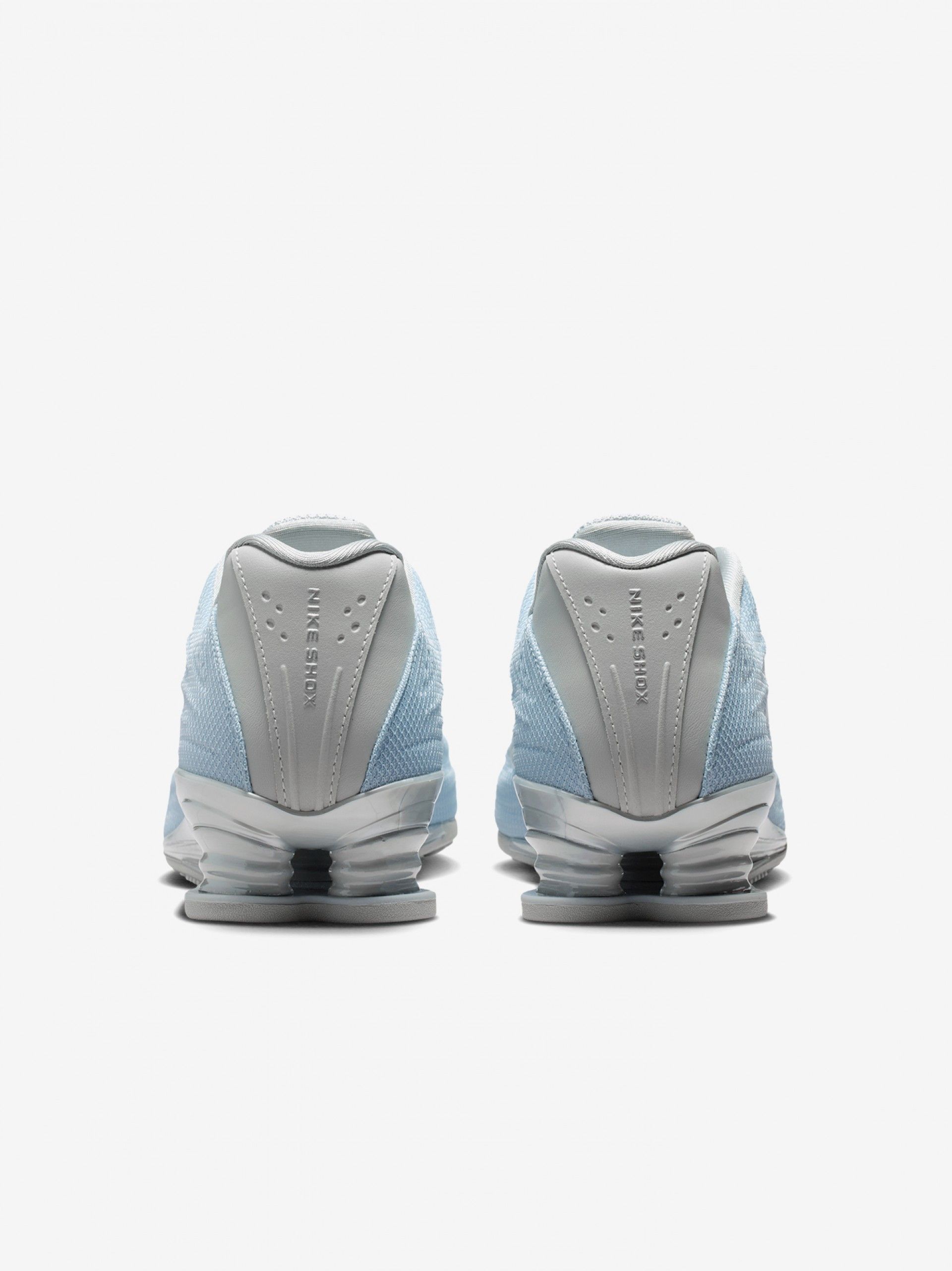 Sapatilhas Nike Shox Z Azuis e Prateadas Para Mulher