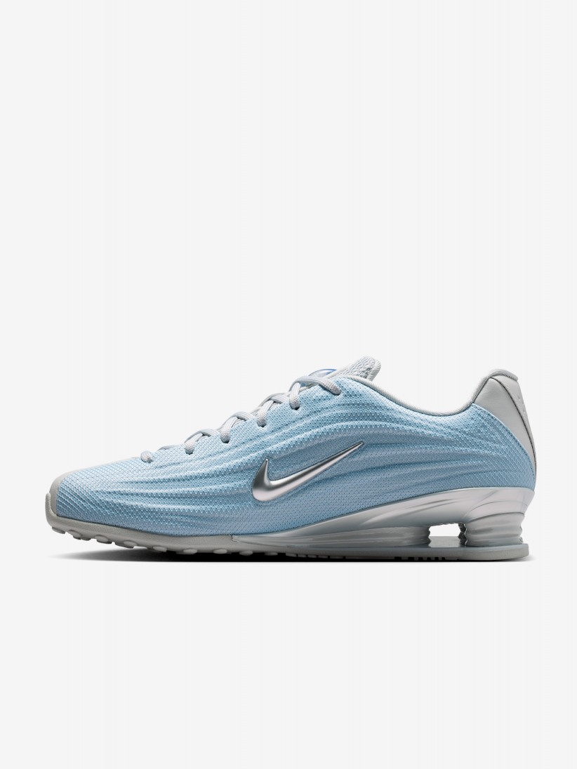 Nike Shox Z Blue and Silver Sneakers For Women