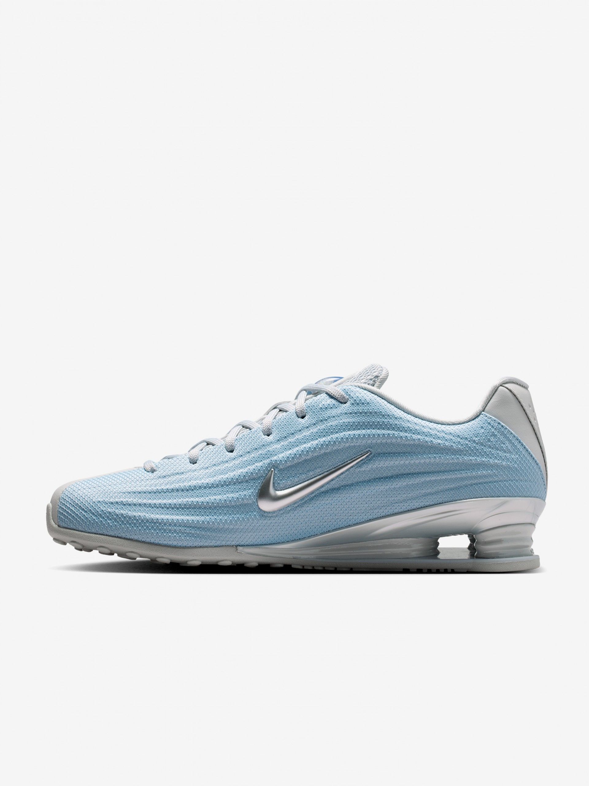 Sapatilhas Nike Shox Z Azuis e Prateadas Para Mulher