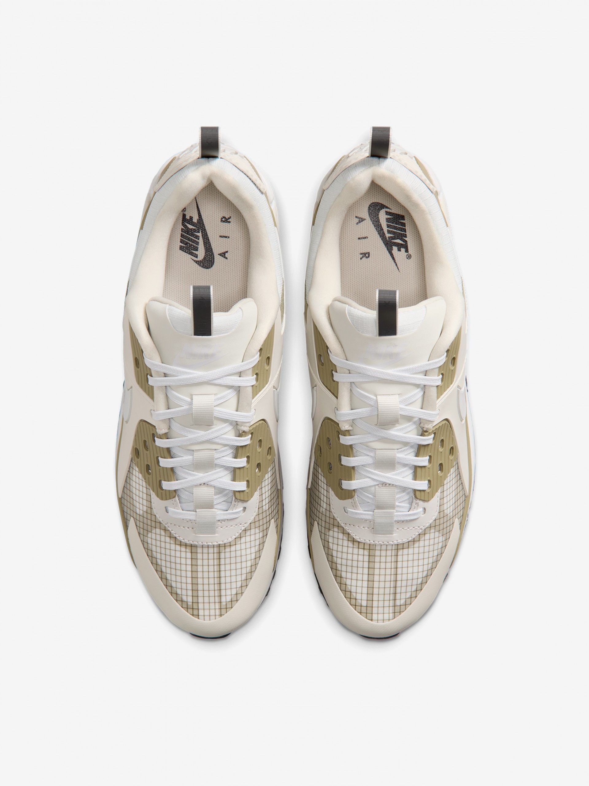 Zapatillas Nike Air Max 90 Beige y Verdes Para Hombre
