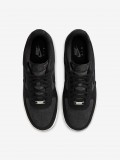 Zapatillas Nike Air Force 1 07 LV8 Negras De Tela Vaquera y Gamuza Para Hombre
