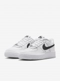 Sapatilhas Nike Air Force 1 Low Tech Brancas e Pretas J�nior