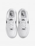 Sapatilhas Nike Air Force 1 Low Tech Brancas e Pretas J�nior