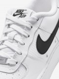 Sapatilhas Nike Air Force 1 Low Tech Brancas e Pretas J�nior