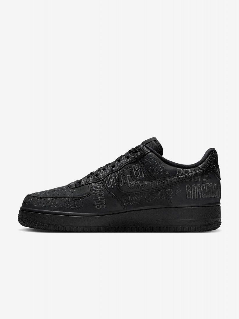 Sapatilhas Nike Air Force 1 07 LV8 Pretas e Cinzentas Para Homem