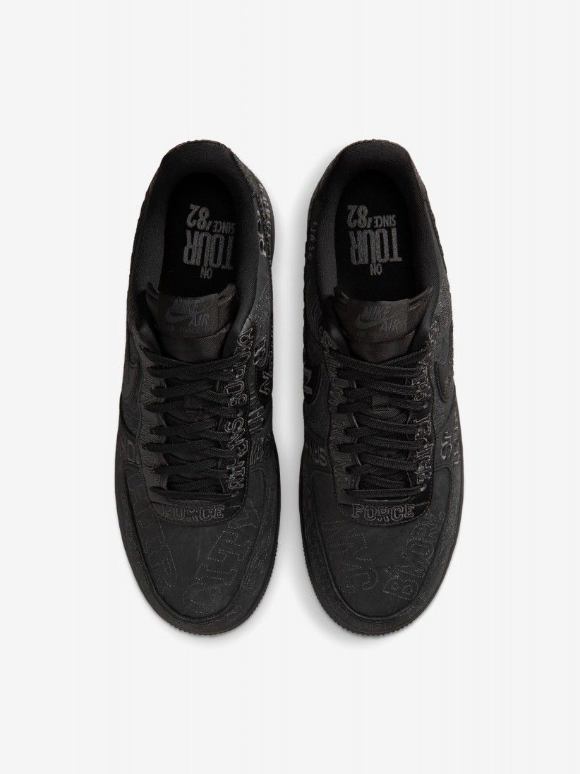 Sapatilhas Nike Air Force 1 07 LV8 Pretas e Cinzentas Para Homem