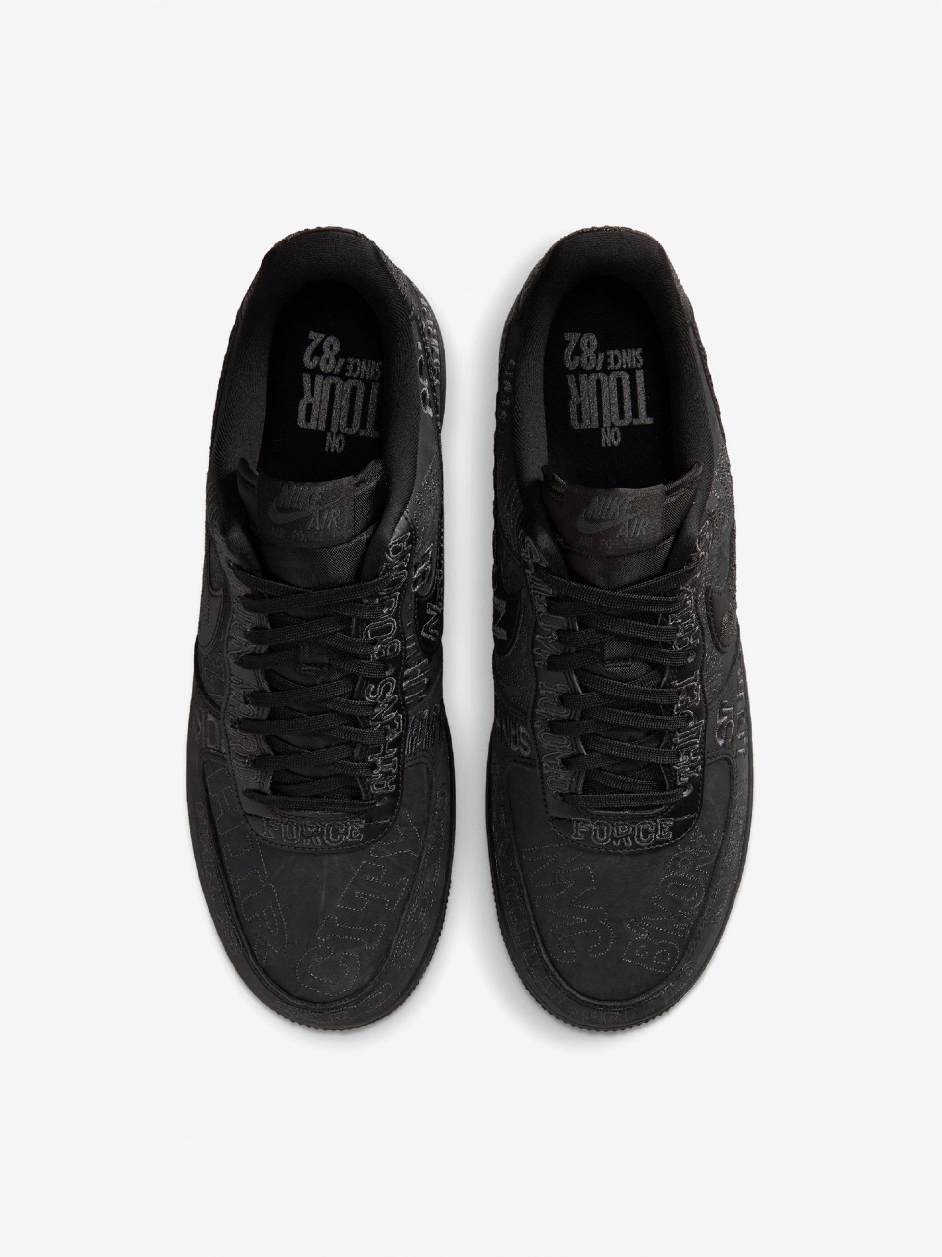 Nike Air Force 1 07 LV8 Black and Grey Sneakers For Men