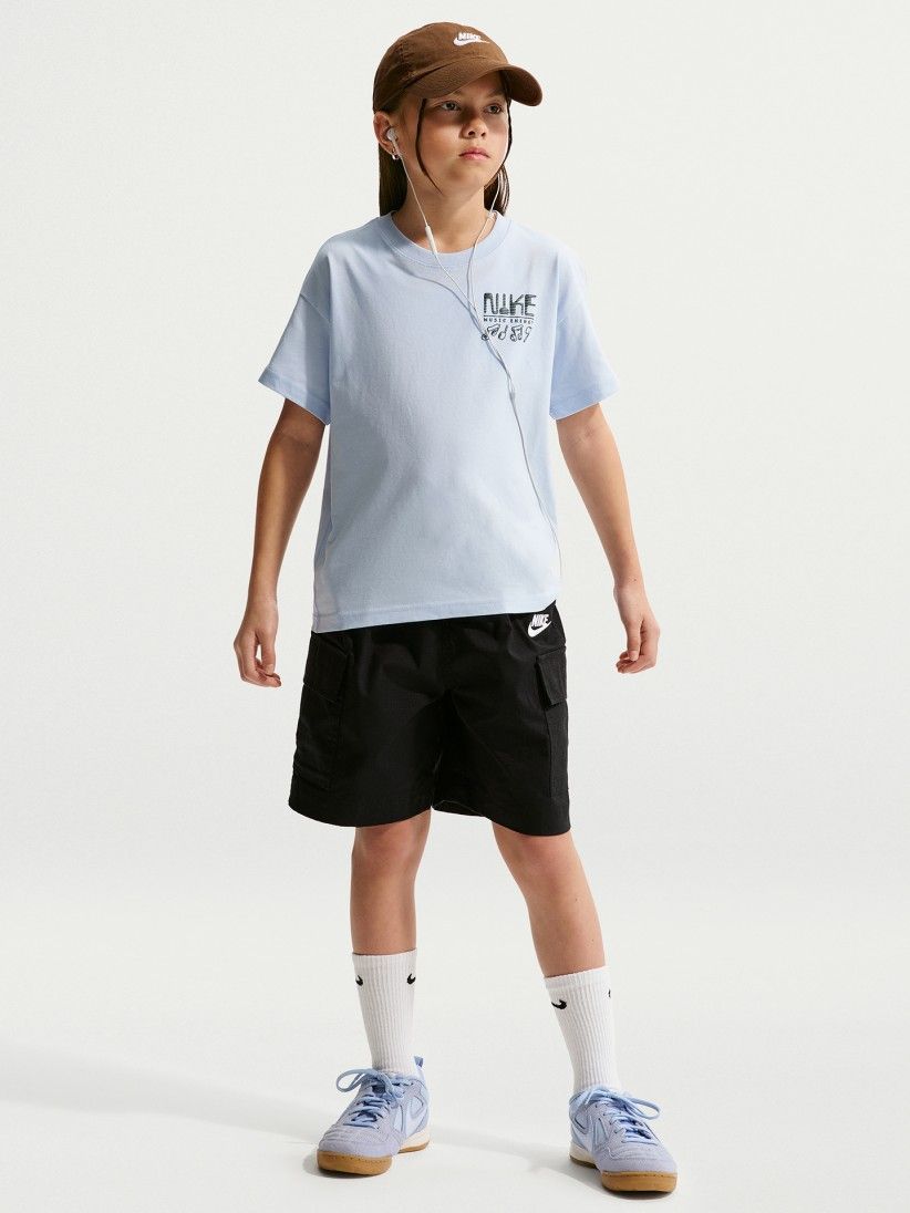 Nike Swoosh Max90 Junior Blue T-shirt