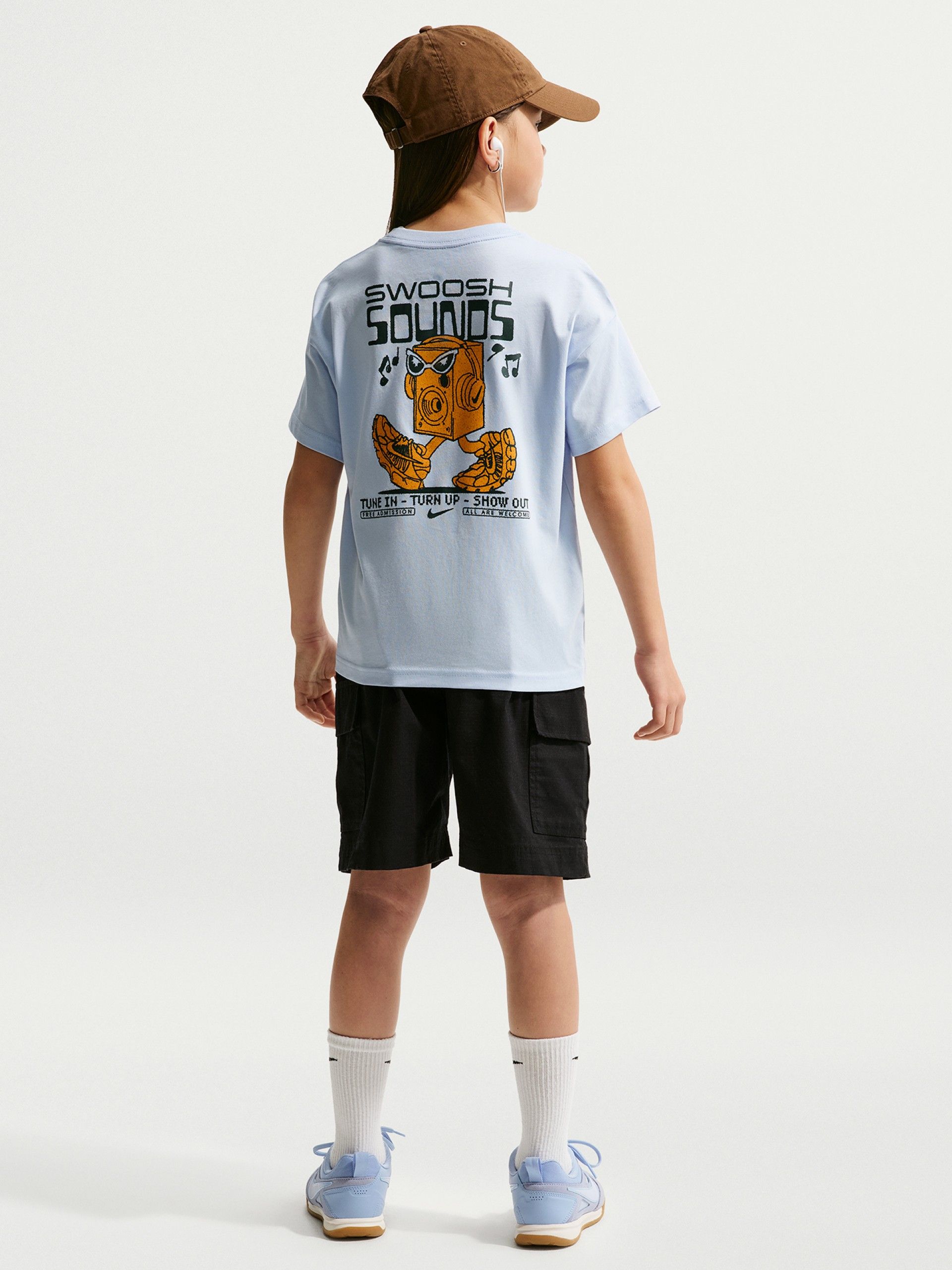 Nike Swoosh Max90 Junior Blue T-shirt