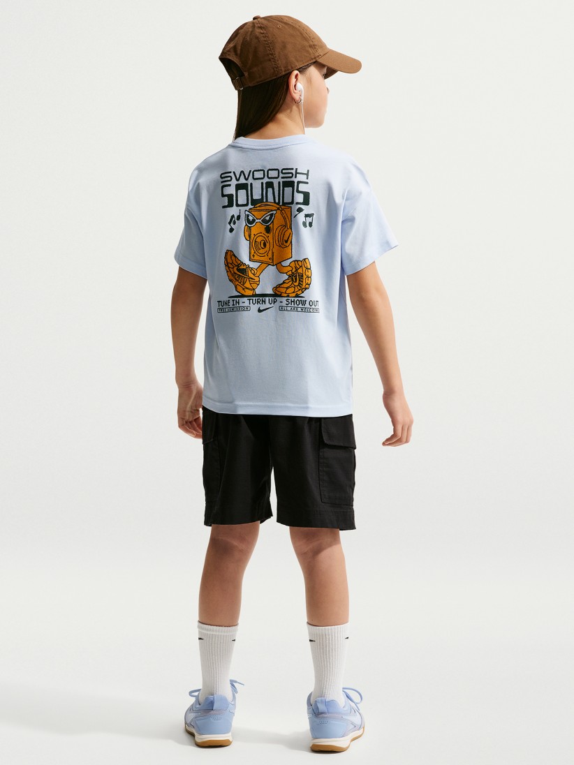 Nike Swoosh Max90 Junior Blue T-shirt