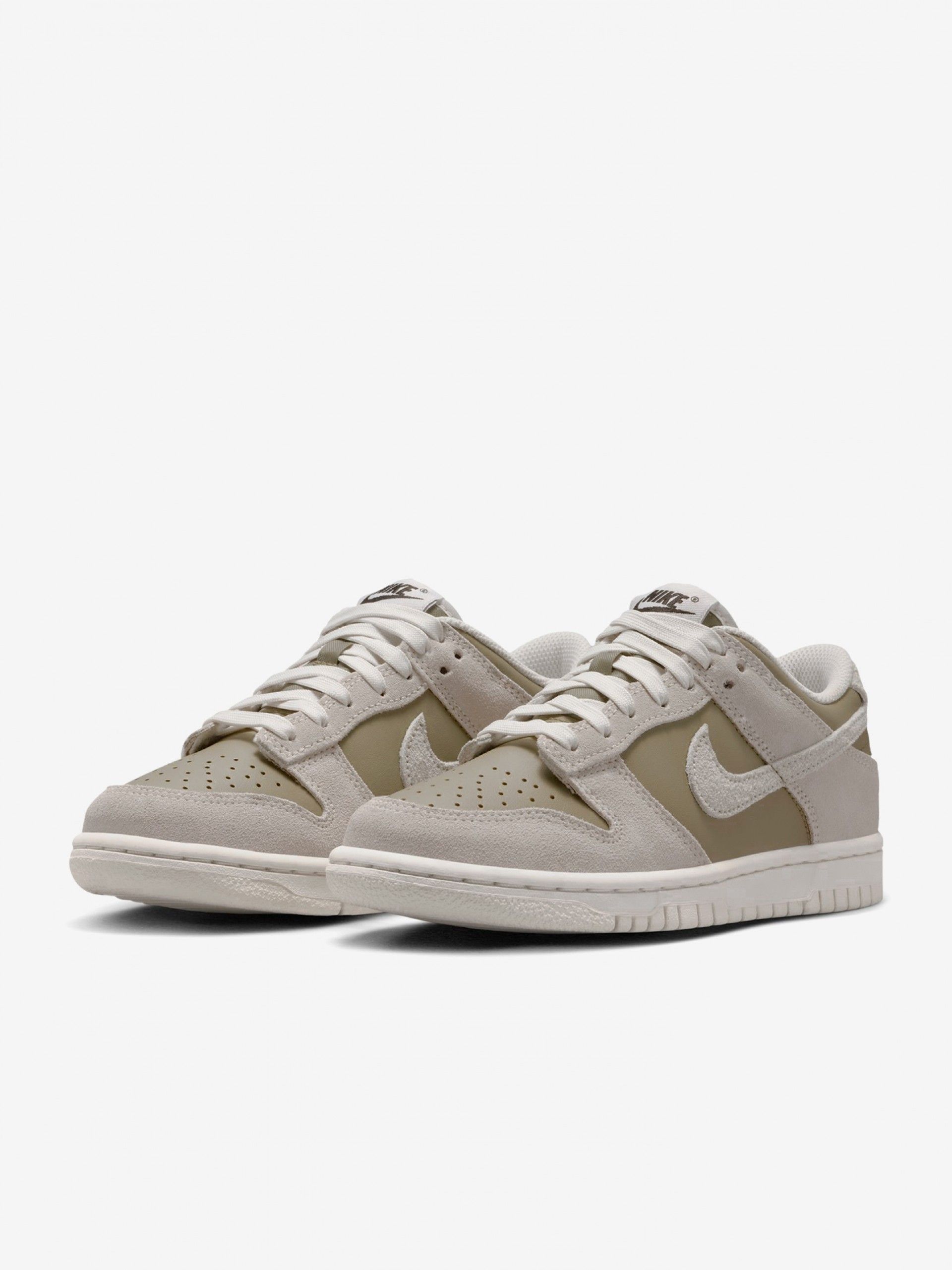 Nike Dunk Low Green and Grey Junior Sneakers