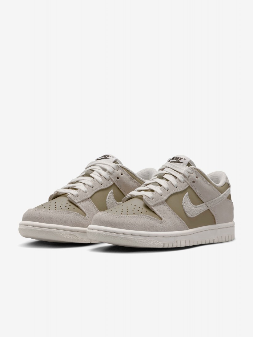 Nike Dunk Low Green and Grey Junior Sneakers