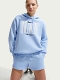 Nike Sportswear Phoenix Fleece Blue Hoodie For Women