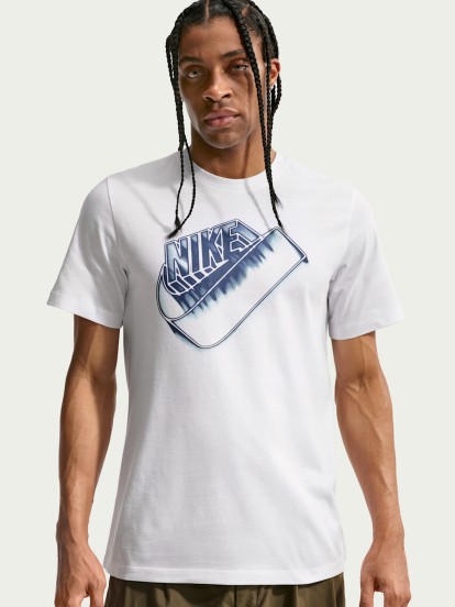 Camiseta Nike Sportswear Blanca Para Hombre