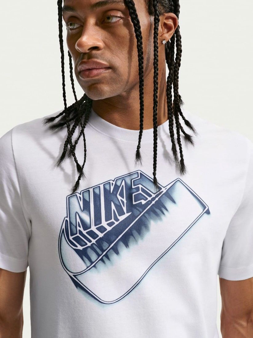 Camiseta Nike Sportswear Blanca Para Hombre