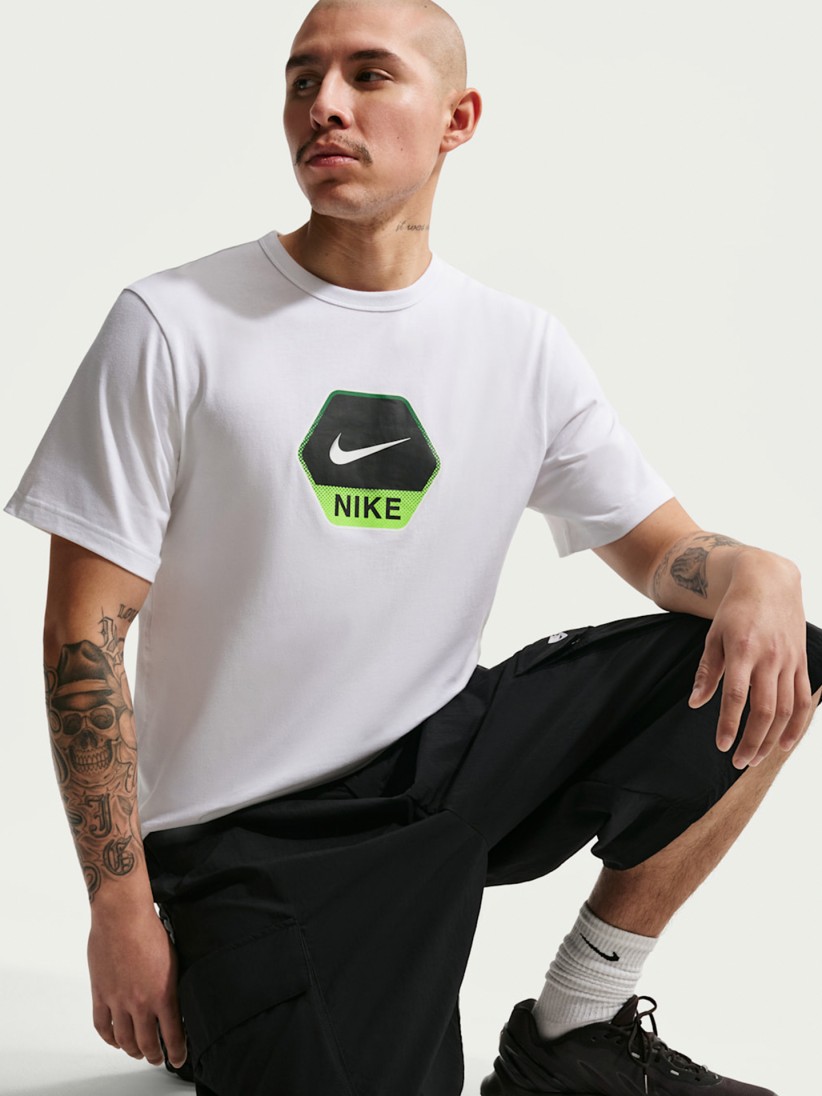 Camiseta Nike Sportswear NSW Graphic Blanca Para Hombre