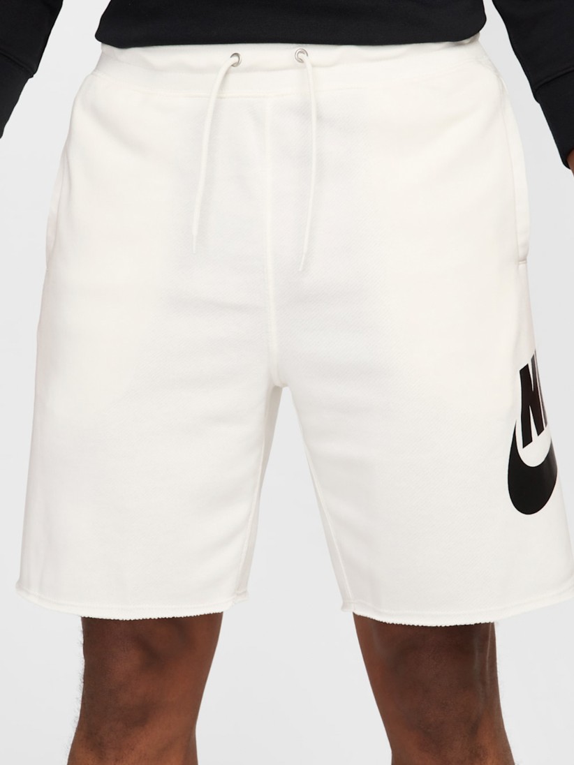 Pantalones Cortos Nike Club French Terry Blancos Para Hombre