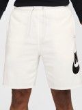 Pantalones Cortos Nike Club French Terry Blancos Para Hombre