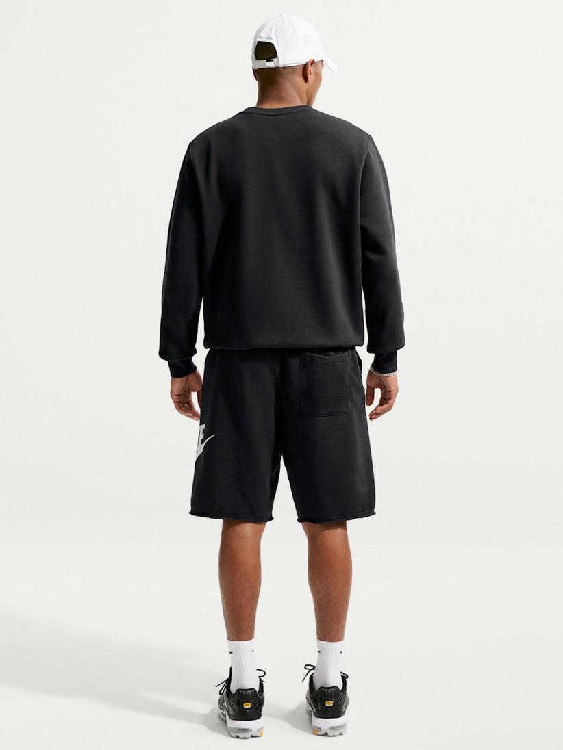 Pantalones Cortos Nike Club French Terry Negros Para Hombre