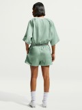 T-shirt Nike Sportswear Oversized De Cetim Verde Para Mulher