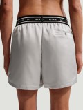 Nike Sportswear Loose Mid-Rise Satin Beige Shorts For Women