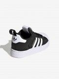 Zapatillas Adidas Superstar Quickon EL I Negras y Blancas