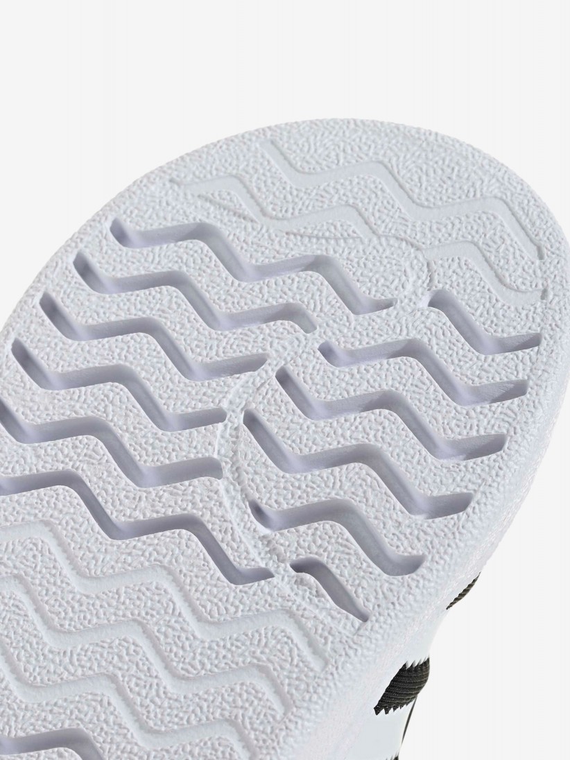 Zapatillas Adidas Superstar Quickon EL I Negras y Blancas