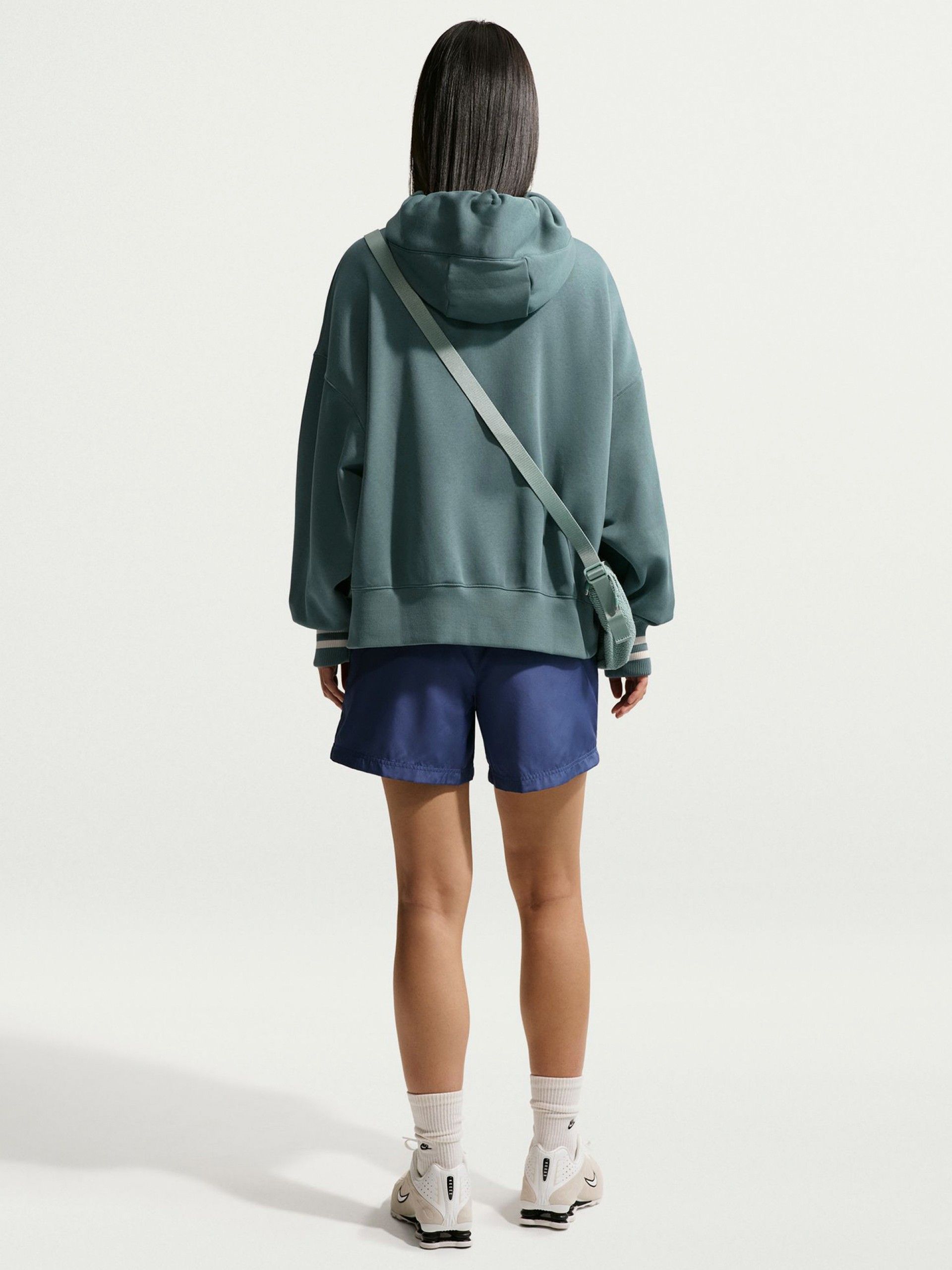 Nike Sportswear Phoenix Fleece Green Hoodie For Women
