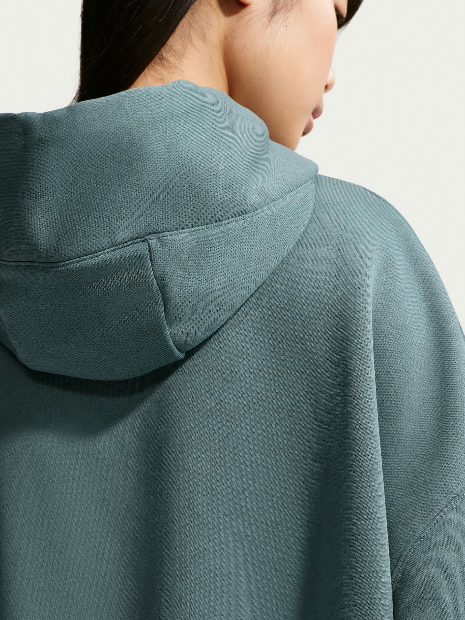 Camisola com Capuz Nike Sportswear Phoenix Fleece Verde Para Mulher
