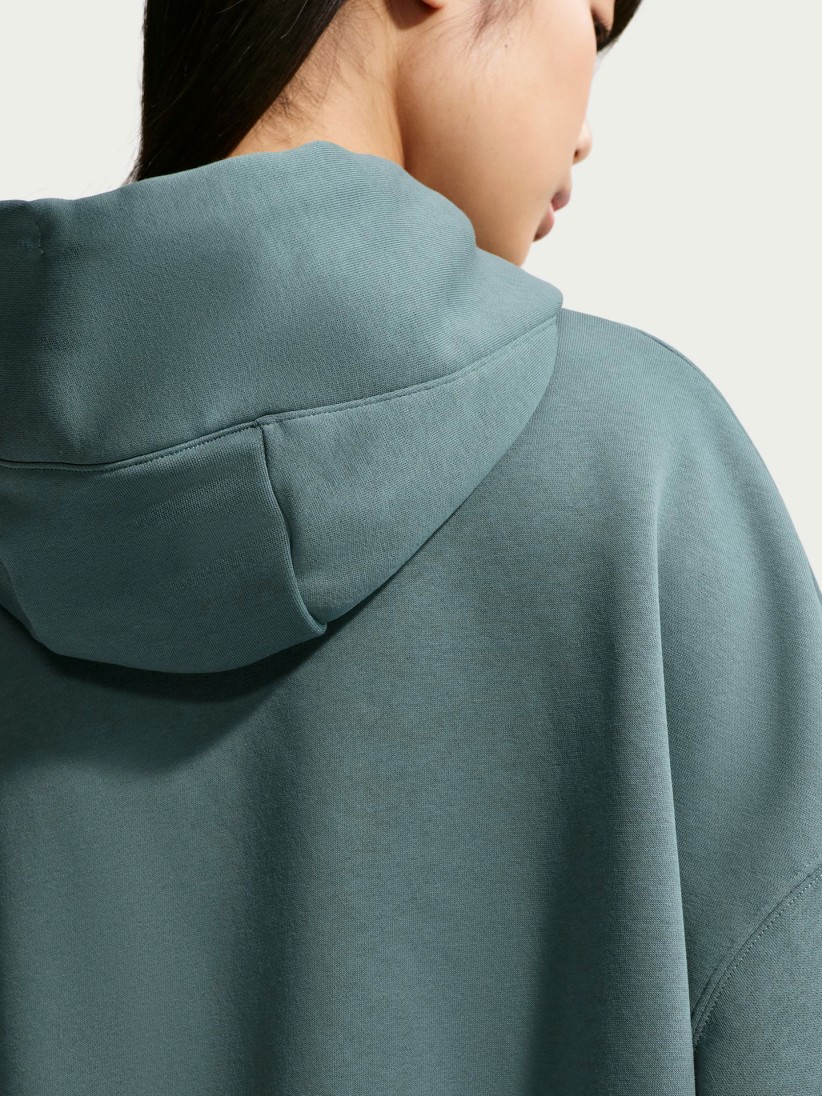 Camisola com Capuz Nike Sportswear Phoenix Fleece Verde Para Mulher
