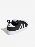 Zapatillas Adidas Superstar Quickon EL C Negras y Blancas