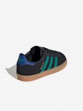 Zapatillas Adidas Gazelle CF EL I Negras, Azules y Verdes De Gamuza