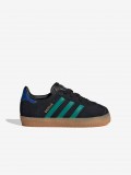 Zapatillas Adidas Gazelle CF EL I Negras, Azules y Verdes De Gamuza