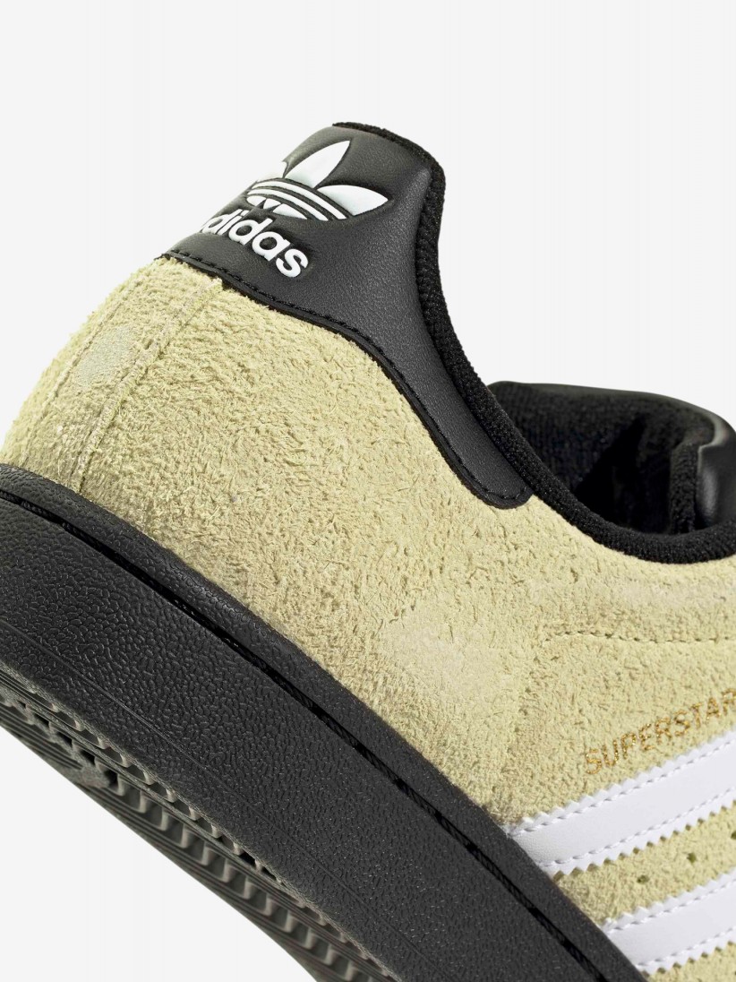 Adidas Superstar II W Yellow and Black Suede Sneakers