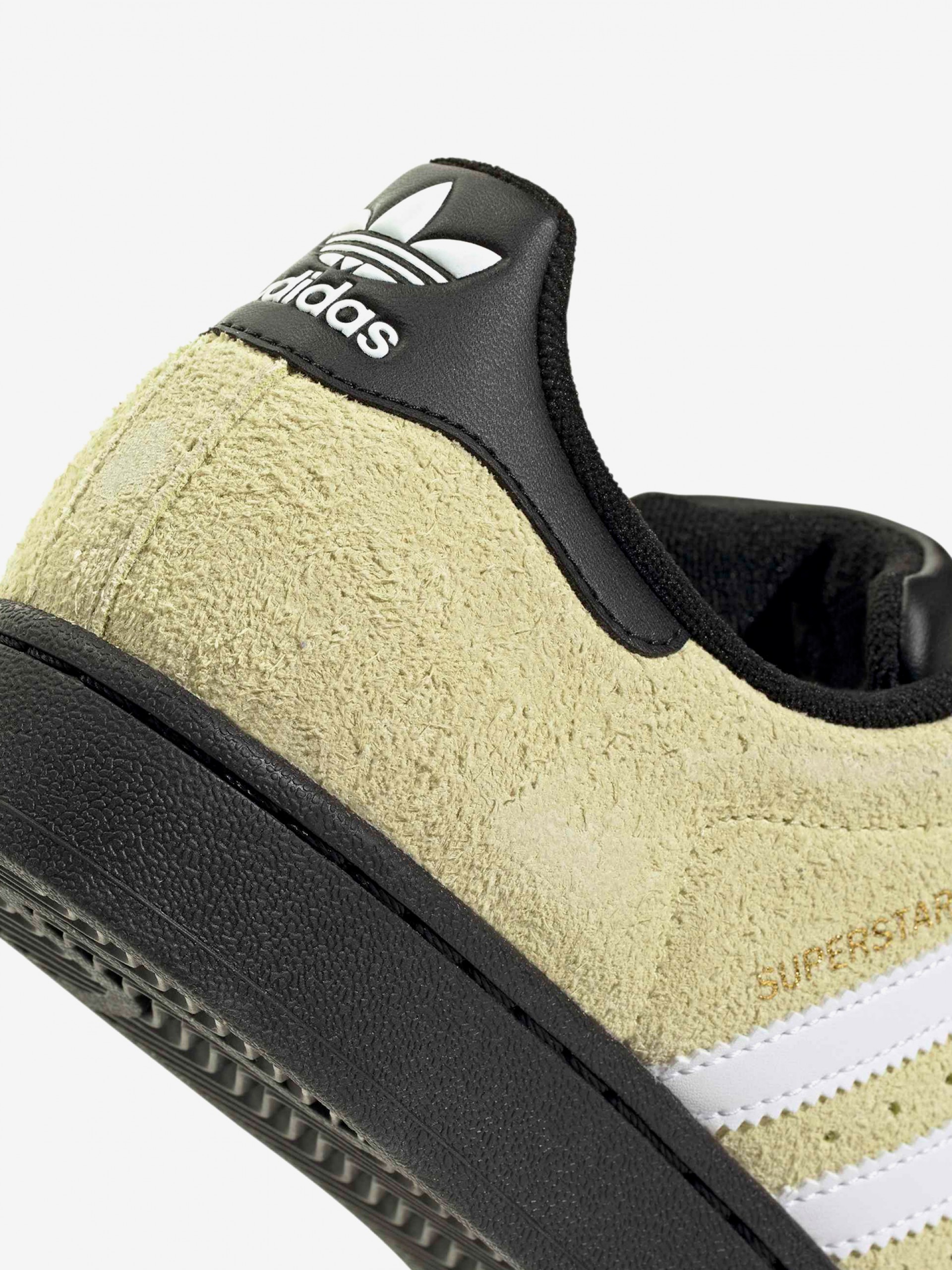 Adidas Superstar II W Yellow and Black Suede Sneakers