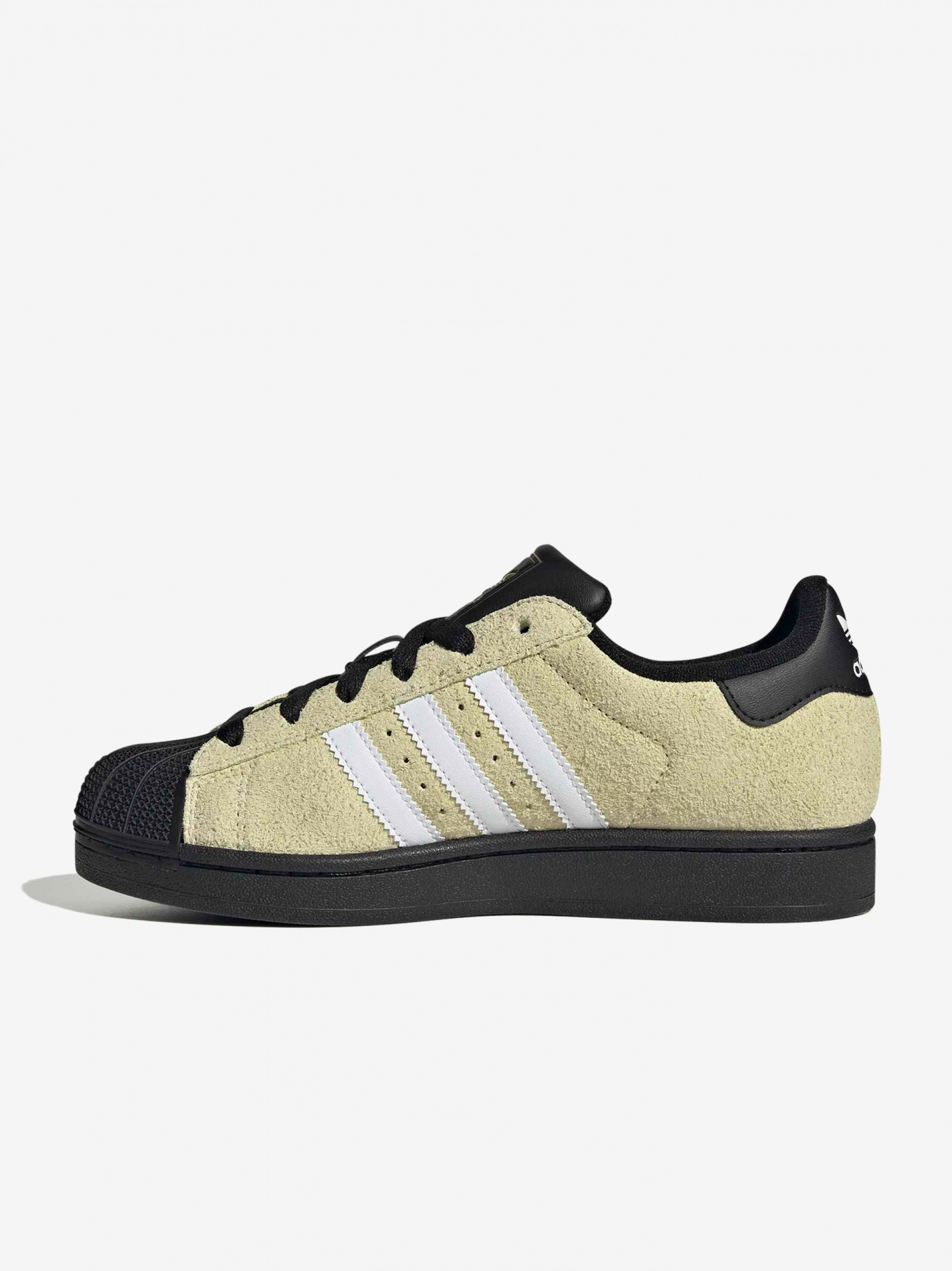 Adidas Superstar II W Yellow and Black Suede Sneakers