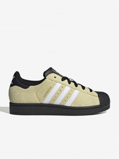 Adidas Superstar II W Green and Black Suede Sneakers