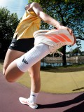 Sapatilhas de Running Adidas Adizero Boston 13 W Bege e Laranja