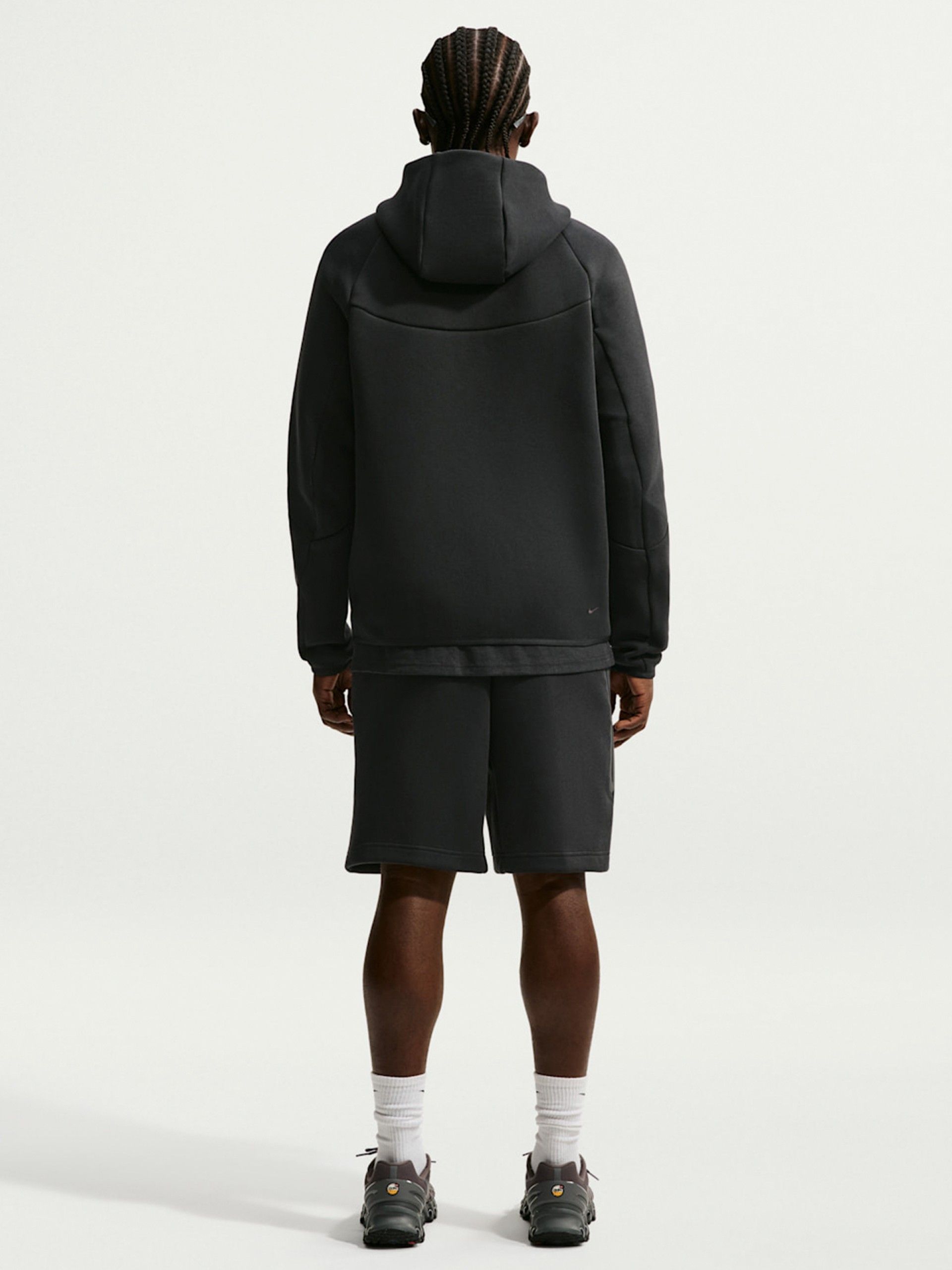 Nike Tech Fleece Black Shorts For Men