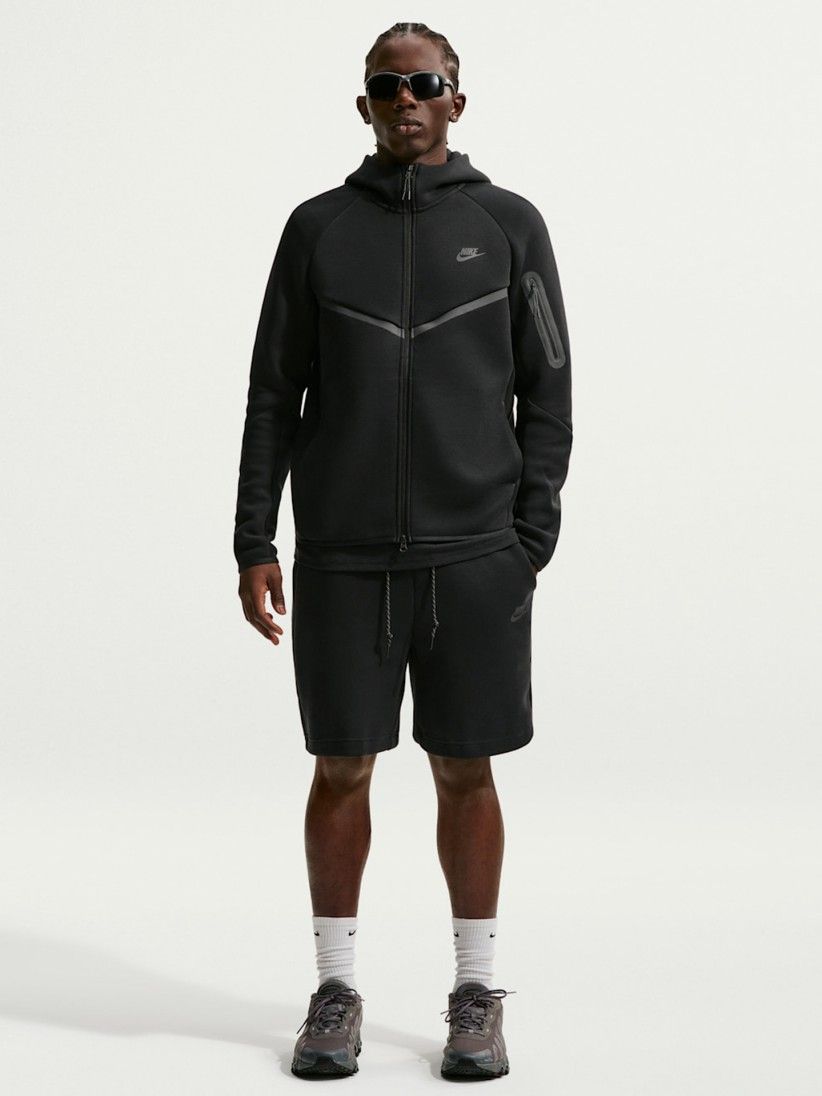 Nike Tech Fleece Black Shorts For Men
