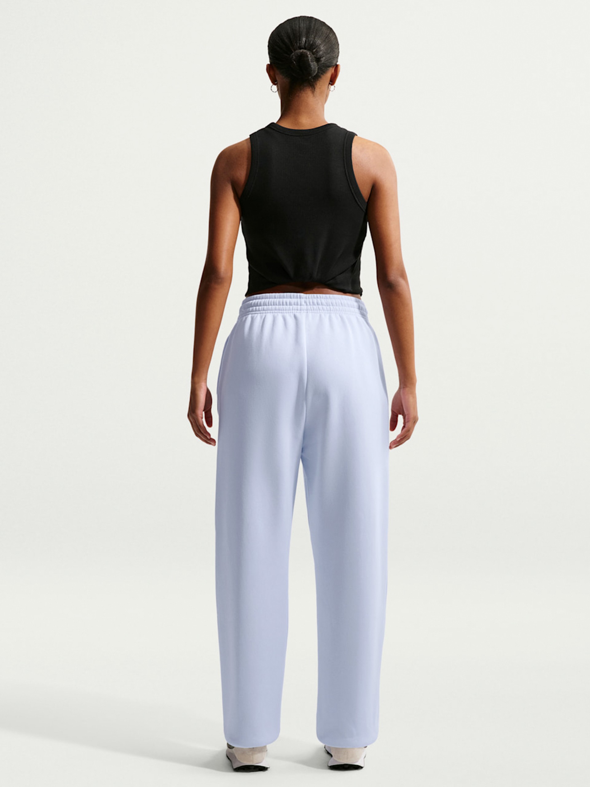 Pantalones Nike Sportswear Phoenix Fleece Oversized High Rise Azules Para Mujer